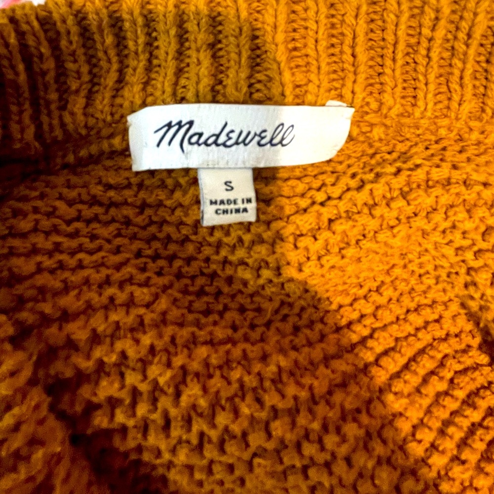 Madewell chunky crop sweater size small - Picture 2 of 10